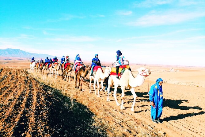 Magical dinner, sunset, music and fire show in Agafay desert - Choosing your ride: camel calm or quad energy