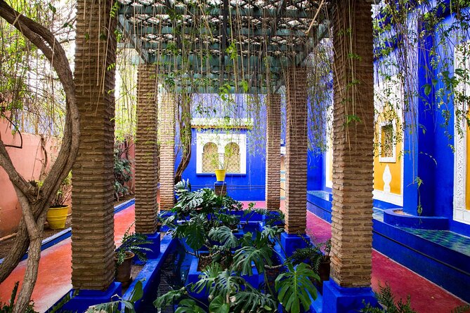 Majorelle Garden, YSL & Berber Museum: Exciting Round-Trip Tour - Majorelle Garden: Jacques Majorelle’s Blue World, Up Close