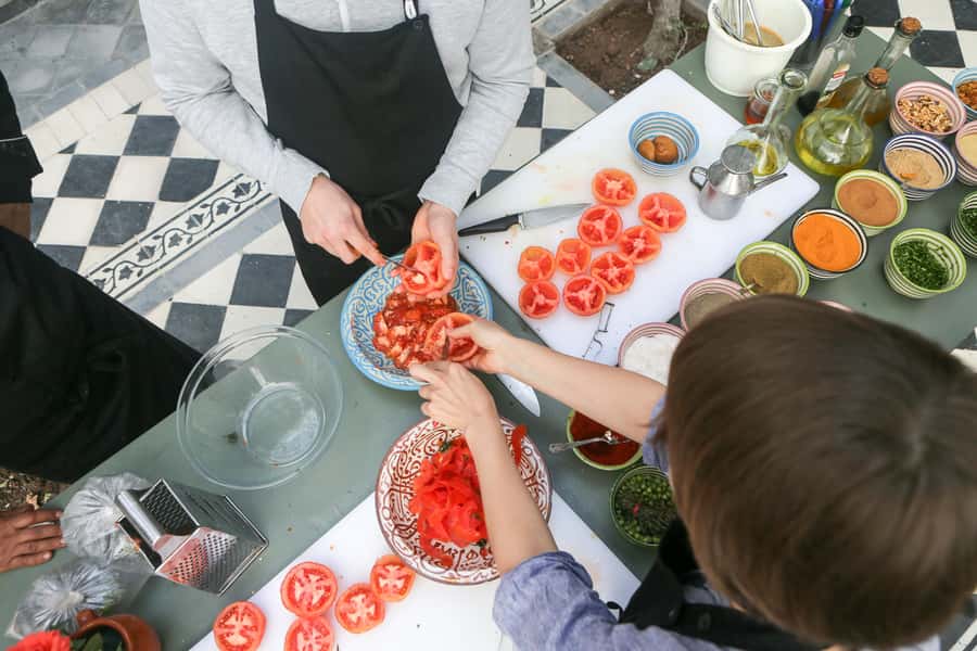 Marrakech: 3-Hour Open-Air Moroccan Cooking Course - Key highlights at a glance