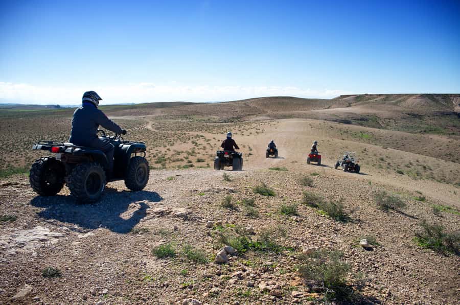 Marrakech: 3-Hour Quad Bike Adventure - Your quad bike setup, helmets, and dust-proof sanity