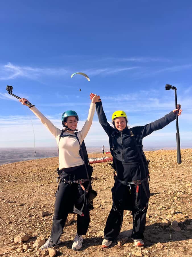 Marrakech Adventure: Paragliding, Camel Ride & Breakfast - Landing, Then the Agafay Desert Camel Ride in Nomad Gear