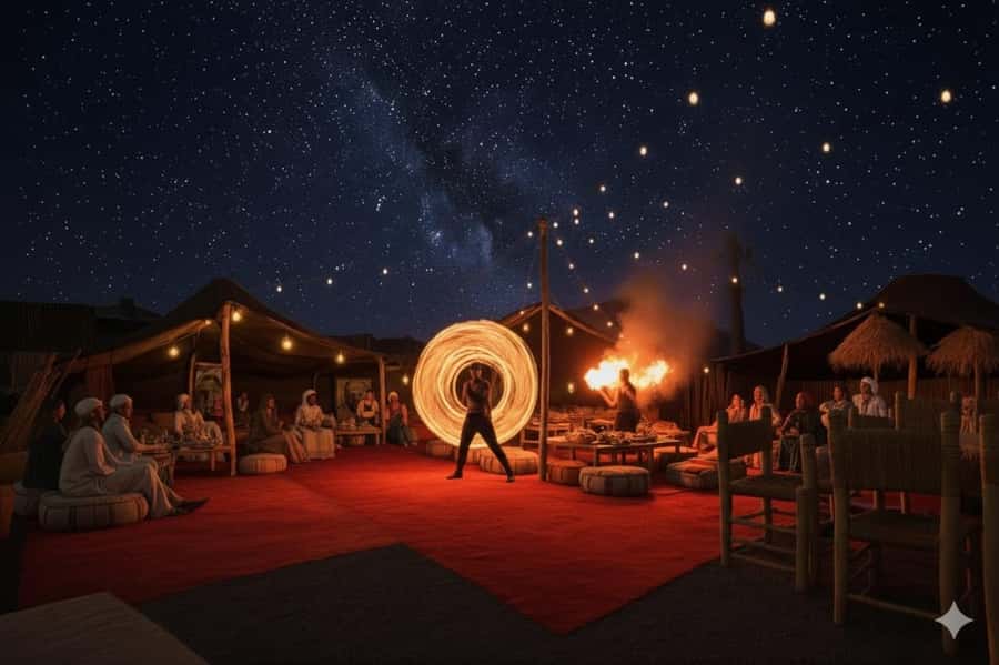 Marrakech: Agafay desert camel ride with dinner & spectacle - Quick highlights