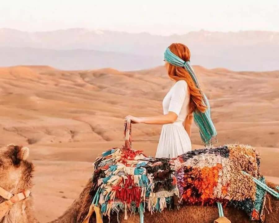 Marrakech: Agafay Desert Camel Rides, Dinner and Fire Show - Leaving Marrakech, pickup to the road to Agafay