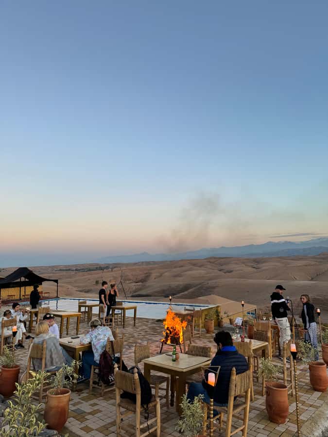Marrakech: Agafay Desert Escape with Swimming Pool and Lunch - Afternoon Swimming and Golden Light Moments