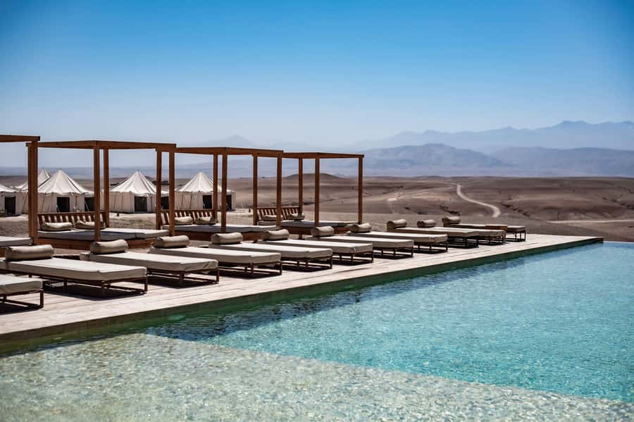 Marrakech: Agafay Desert Inara Camp Pool Day Pass with Lunch - Key highlights you will actually feel