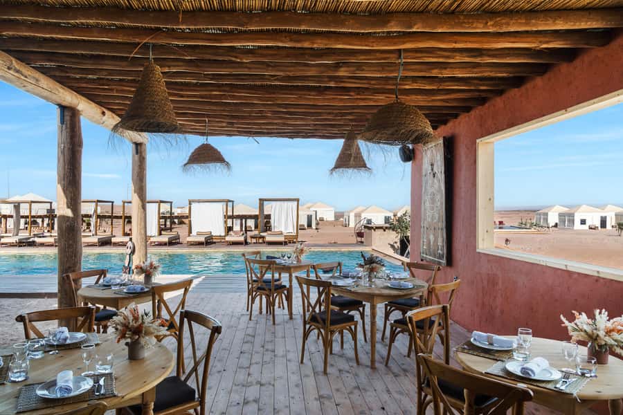 Marrakech: Agafay Desert Inara Camp Pool Day Pass with Lunch - Finding the van: Mamounia pickup details that matter