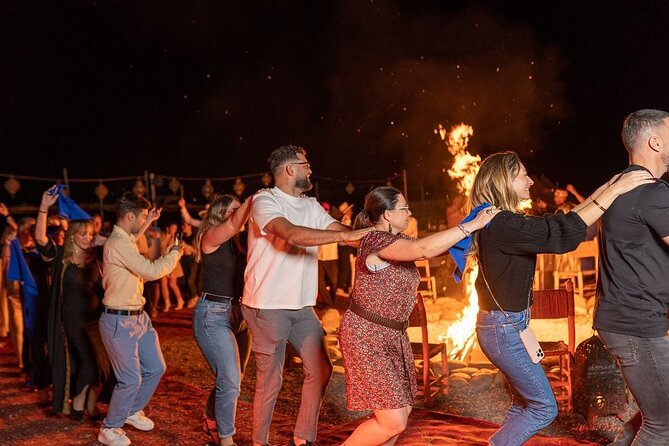 Marrakech Agafay Desert Package Quad Bike&Camel POOL Dinner Show. - Luxury camp time: pool swim and setting up for dinner