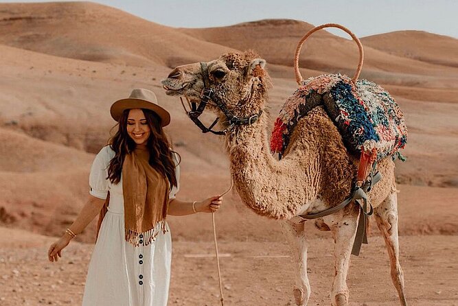 Marrakech Agafay Desert Package Quad Bike&Camel POOL Dinner Show. - Berber cooperative tea session: a real culture pause