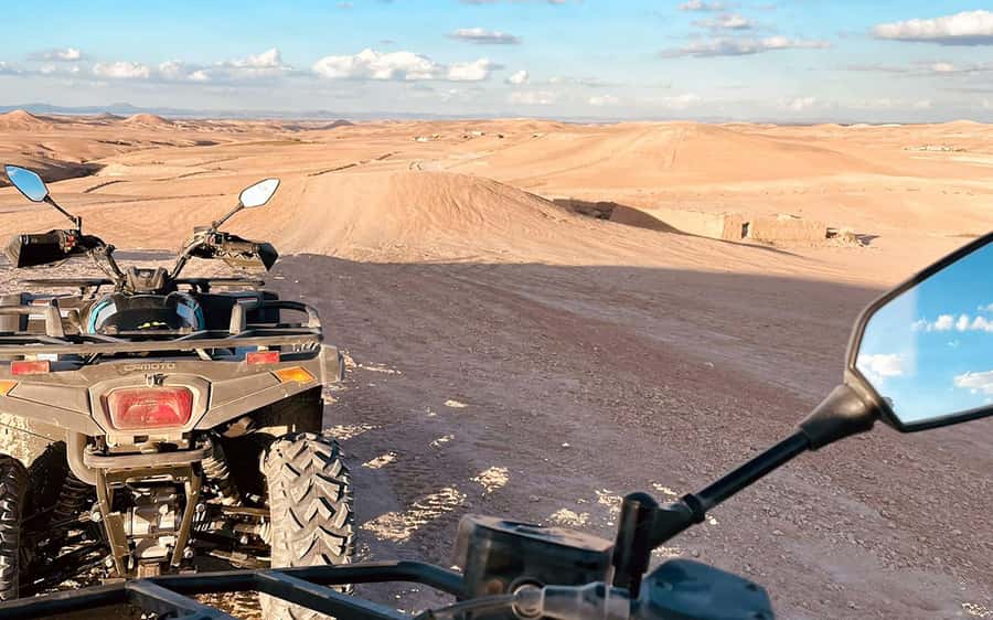 Marrakech: Agafay Desert Quad Bike Tour with Moroccan Tea - Leaving Marrakech for Agafay, Pickup That Actually Works