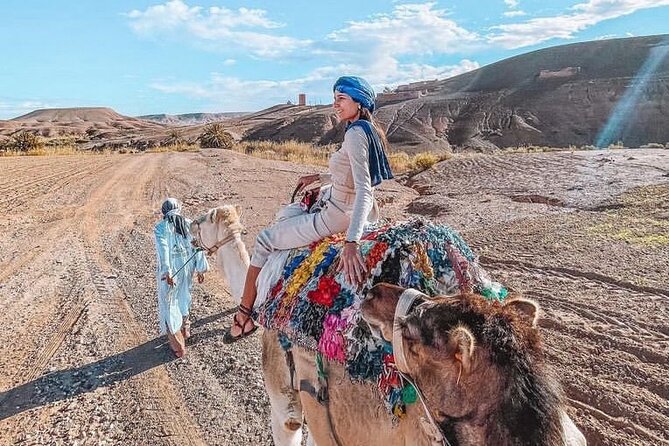 Marrakech: Agafay Desert Quad Biking & Camel Trek & Dinner & Show - Pickup From the Tazi Hotel Area and Early Timing
