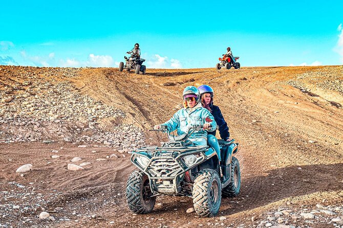 Marrakech: Agafay Desert Quad Biking & Camel Trek & Dinner & Show - Berber Tent Dinner and Fire Show: How the Night Really Feels