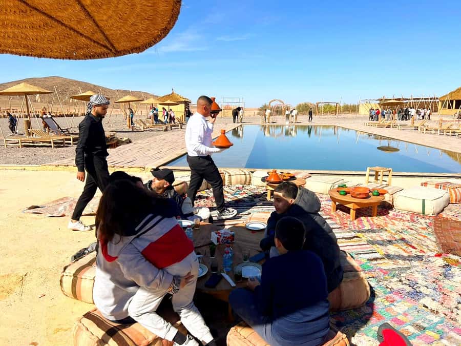 Marrakech: Agafay Desert Quad Biking & Dinner Show - Sun Sky Camp: mint tea, views, and downtime that you should plan for
