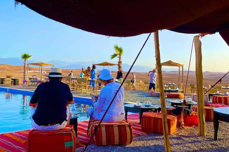 Marrakech: Agafay Desert Quad Biking & Dinner Show - Dinner after sunset: what you get and how it feels at the camp