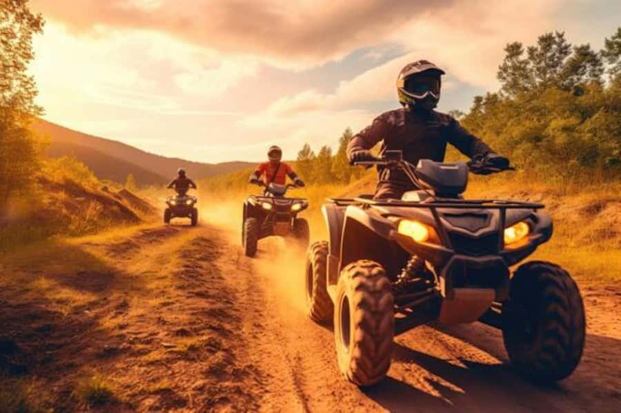 Marrakech: Agafay Desert Quad Biking Tour with Dinner-Show - Practice Field to Real Terrain: How the Ride Feels