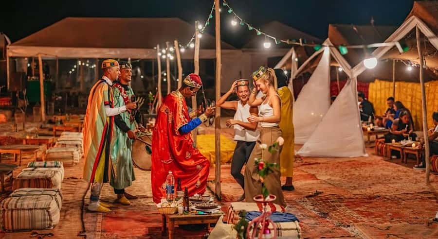 Marrakech: Agafay Desert Quad Camel Rides, Pool, Dinner Show - Sunset Camel Ride: Slow, Scenic, and Built for Photos