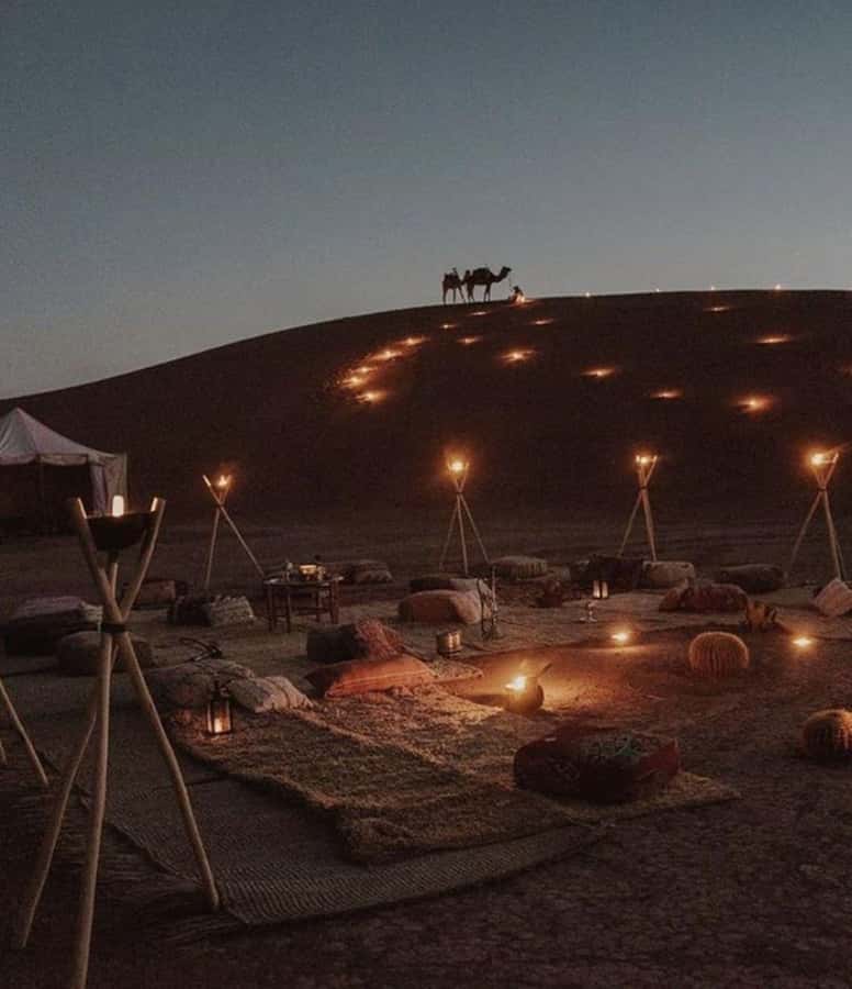 Marrakech: Agafay Desert Sunnet dinner with show - Price and value for about $23 per person