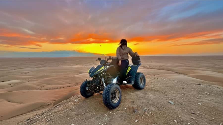 Marrakech: Agafay Desert Tour Quad bike & Dinner fire show - The argan oil business stop: a quick cultural lesson with real payoff