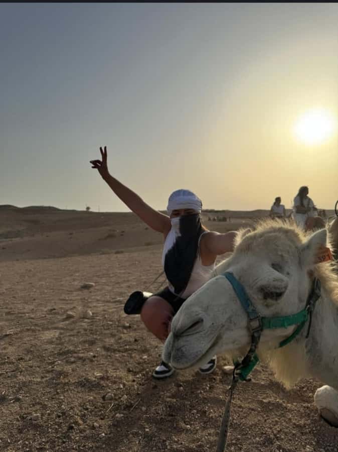Marrakech: Agafay Desert Tour Quad bike & Dinner fire show - Camel ride and golden hour: calm on top of the adrenaline
