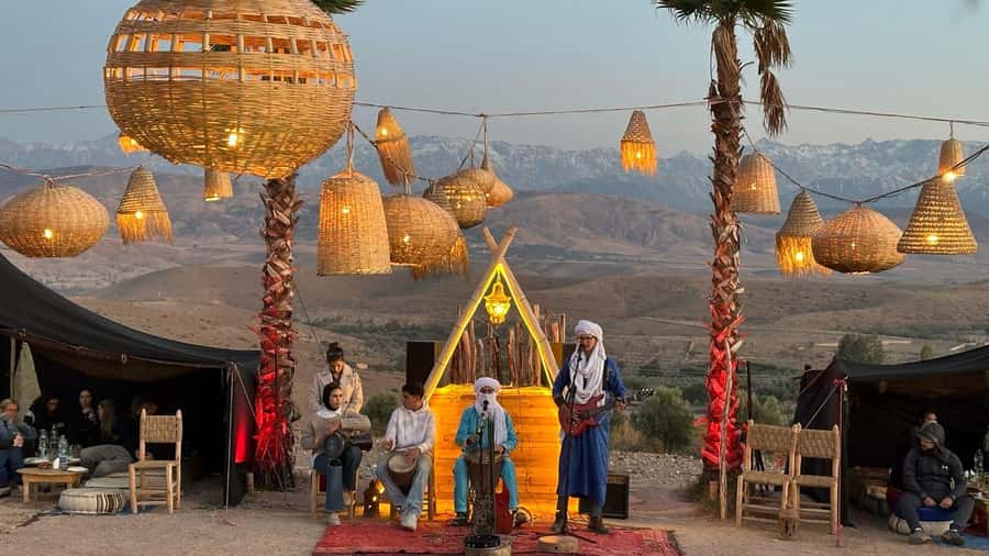 Marrakech: Agafay Dinner Show, Camel Ride, Quad, or Buggy - Desert dinner and show: couscous, tagine, mint tea, and Berber music