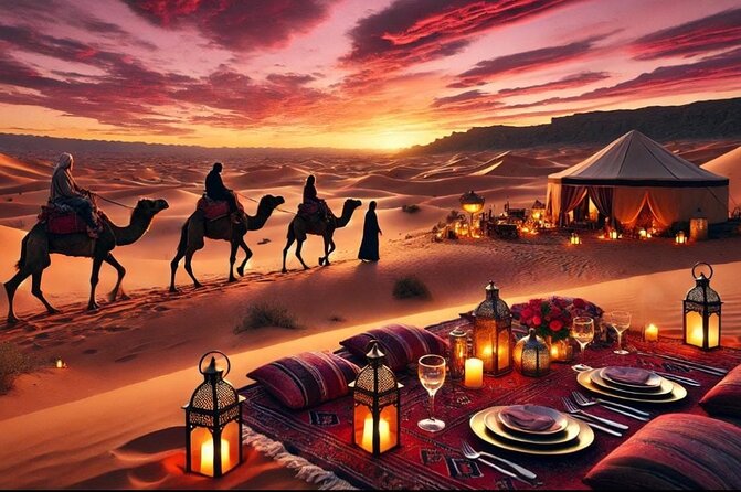 Marrakech Agfay Desert Camel Ride and Dinner Show - Berber Music, Fire Performance, and Dancing Around the Campfire