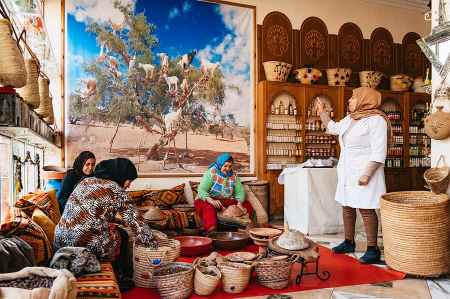 Marrakech: Atlas Mountains and 5 Valleys Day Tour with Lunch - Ourika Valley tea stops and the first real change of scenery
