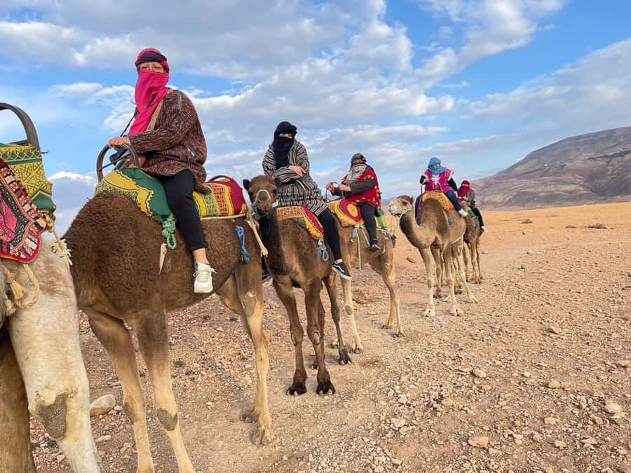 Marrakech: Atlas Mountains, Camel Ride, Waterfalls, & Lunch - The Camel Ride at Lala Takerkoust: fun, photos, and the reality check