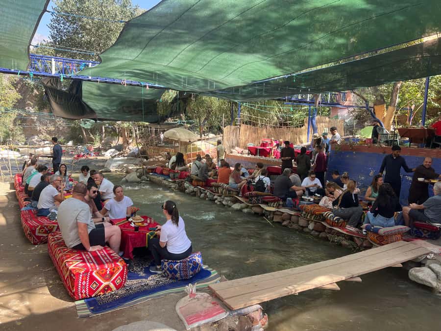 Marrakech: Atlas Mountains, Ourika Valley, Waterfall & Lunch - Lunch by the Ourika River, tea breaks, and time to reset