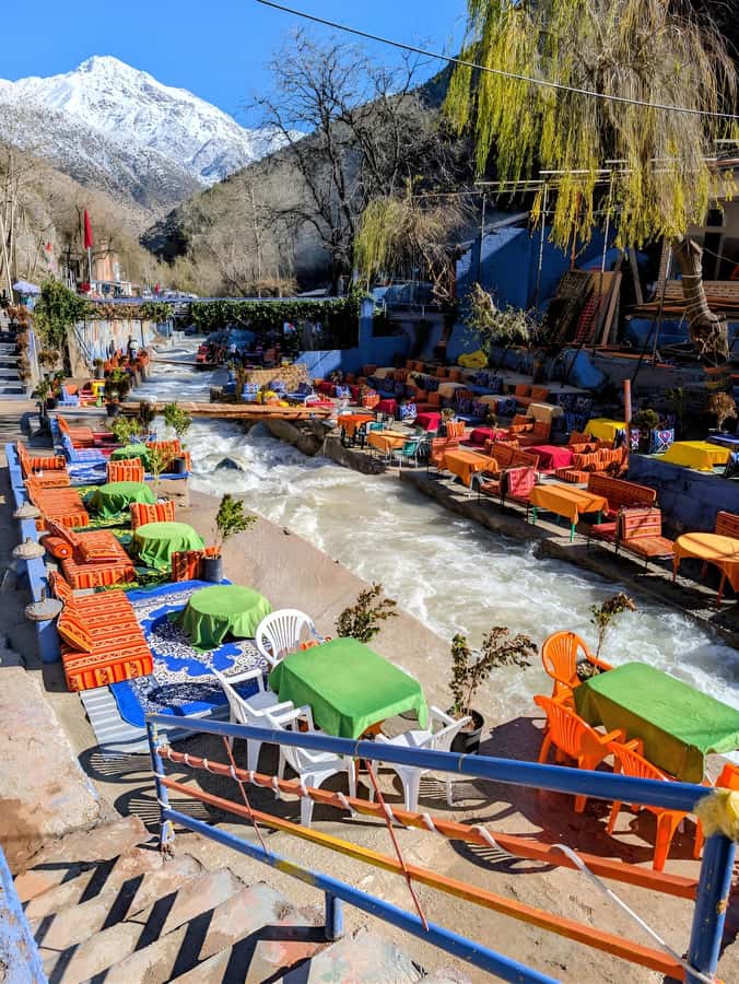 Marrakech: Atlas Mountains & Ourika Waterfalls, Lunch+Guide - Pickup, van comfort, and how the day moves
