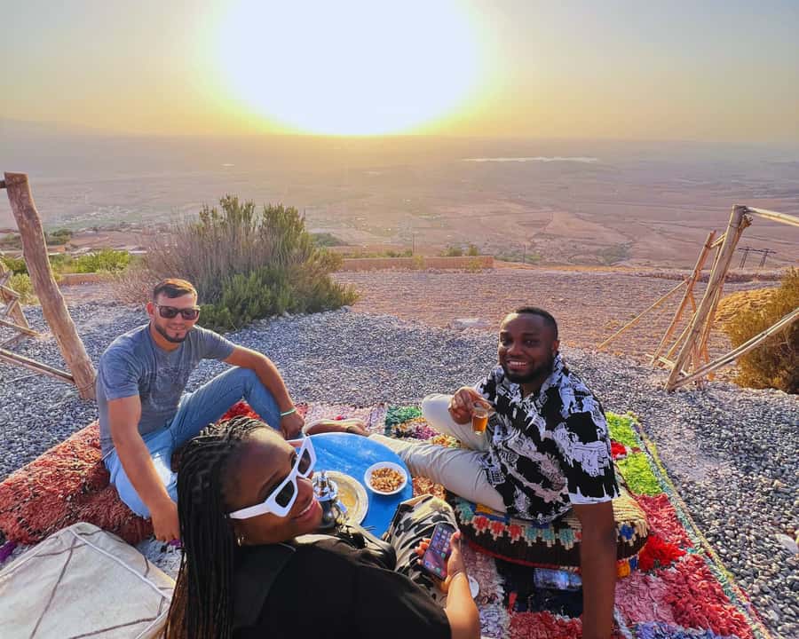 Marrakech: Atlas Mountains Paragliding Tour with Video - Overhead Views You Can Name: Mountains, Dam, and Real Geometry