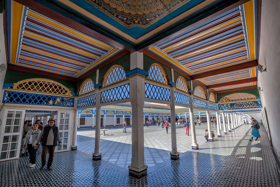 Marrakech: Bahia Palace, Madrasa Bn Yousef, Souk Medina Tour - Ben Youssef Madrasa: Islamic architecture you can read like a diagram