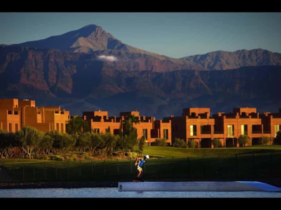 Marrakech: Cable Wakeboarding Experience - The lake, Atlas views, and why the water is usually easier to read