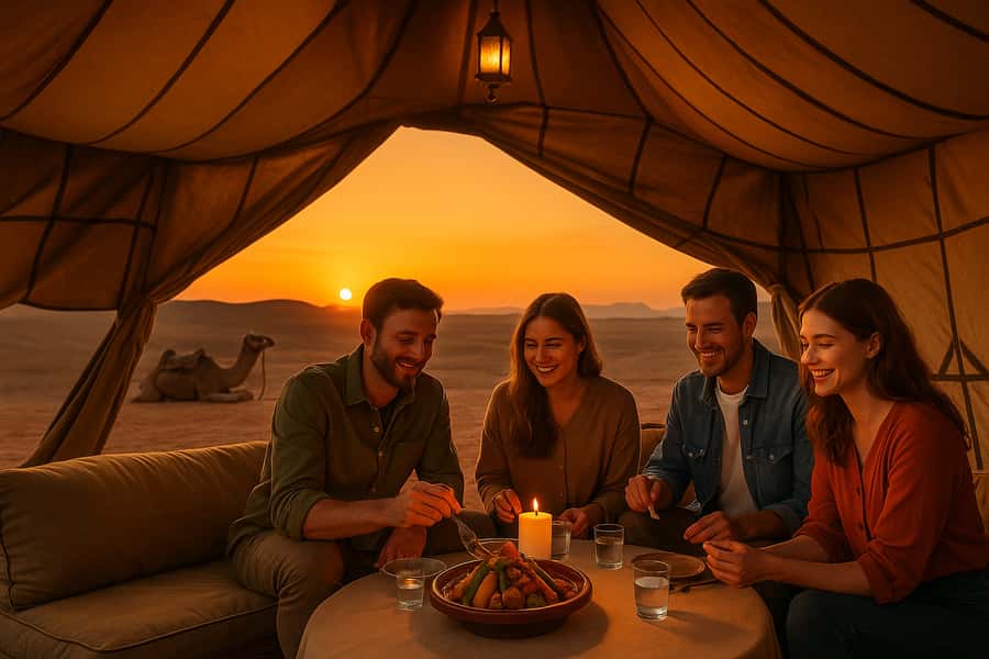 Marrakech: Camel Ride & Sunset Dinner with Fire Show - Marrakech to Agafay Desert: The Drive That Sets the Tone
