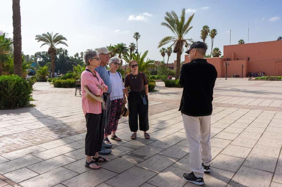 Marrakech City Tour, Private Fullday with Luxury Car - Gueliz for a modern finish and a snack break that helps you reset