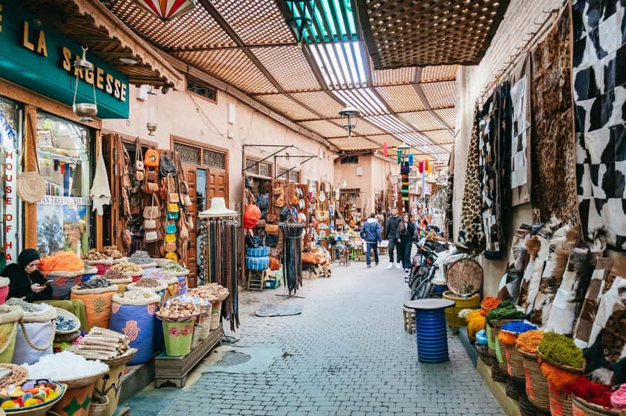 Marrakech: Colorful Medina Souks Guided Walking Tour - Starting at Café de France: a quick reset before the Medina