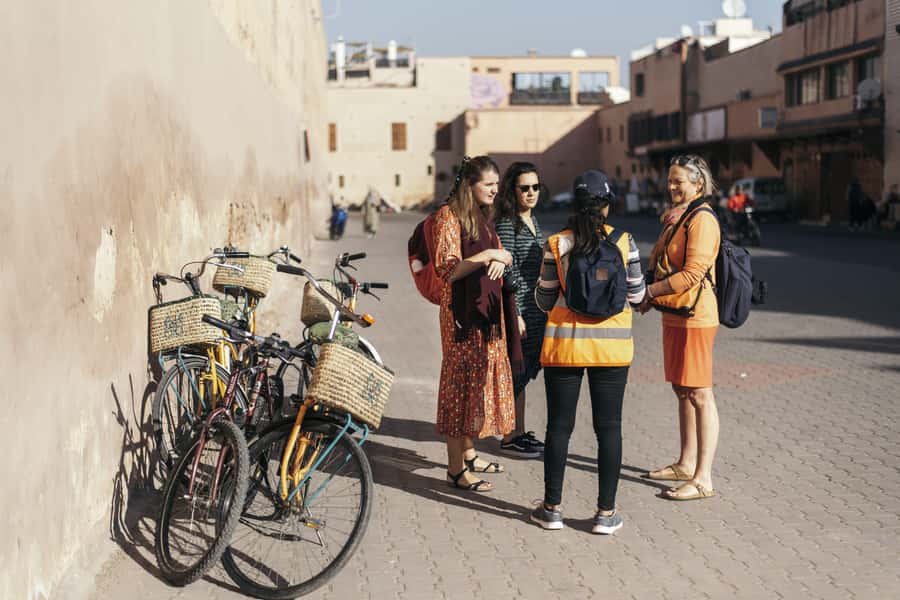 Marrakech: Cultural Bicycle Tour with Pastry and Tea - Zellige tiles in the real workshop: craft that looks like magic