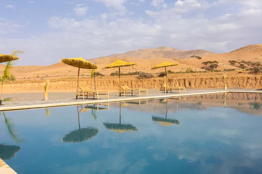 Marrakech: Day Pass in The Desert, swimming pool and lunch - Lunch in the desert camp: why this is the value anchor