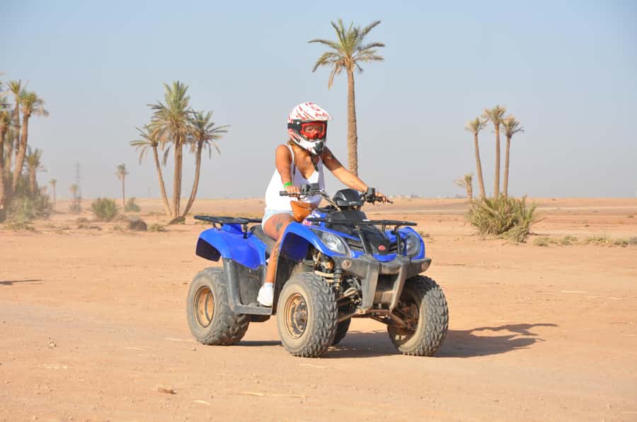 Marrakech: Desert and Palm Grove Quad Tour with Tea - The Palmeraie Palm Grove and Village Tea Stop You’ll Remember