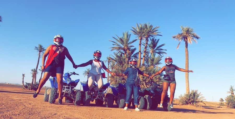 Marrakech: Desert and Palm Grove Sunset Quad Tour with Tea - Price and value: why $34 can make sense for this exact package