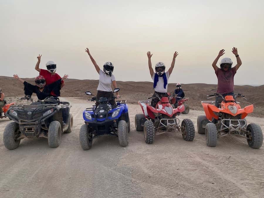 Marrakech: Desert Quad Bike Tour with Tea & Optional Dinner - Key moments you will actually remember