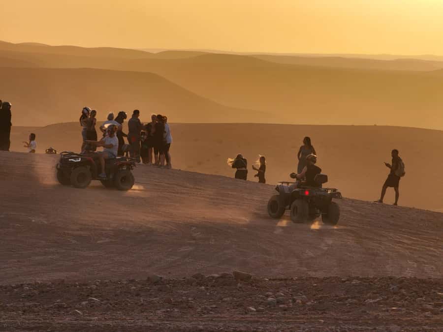 Marrakech Desert Sunset: Quad Biking, Dinner & Fire Show - 1-Hour Quad Bike Ride, Rules That Keep It Fun