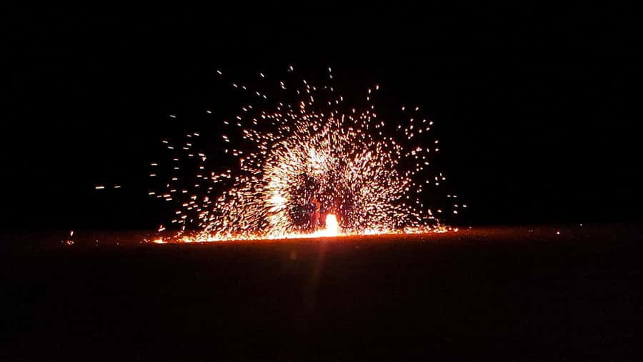 Marrakech Desert Sunset: Quad Biking, Dinner & Fire Show - Dinner in the Camp, Moroccan Dishes and Tea Under Stars