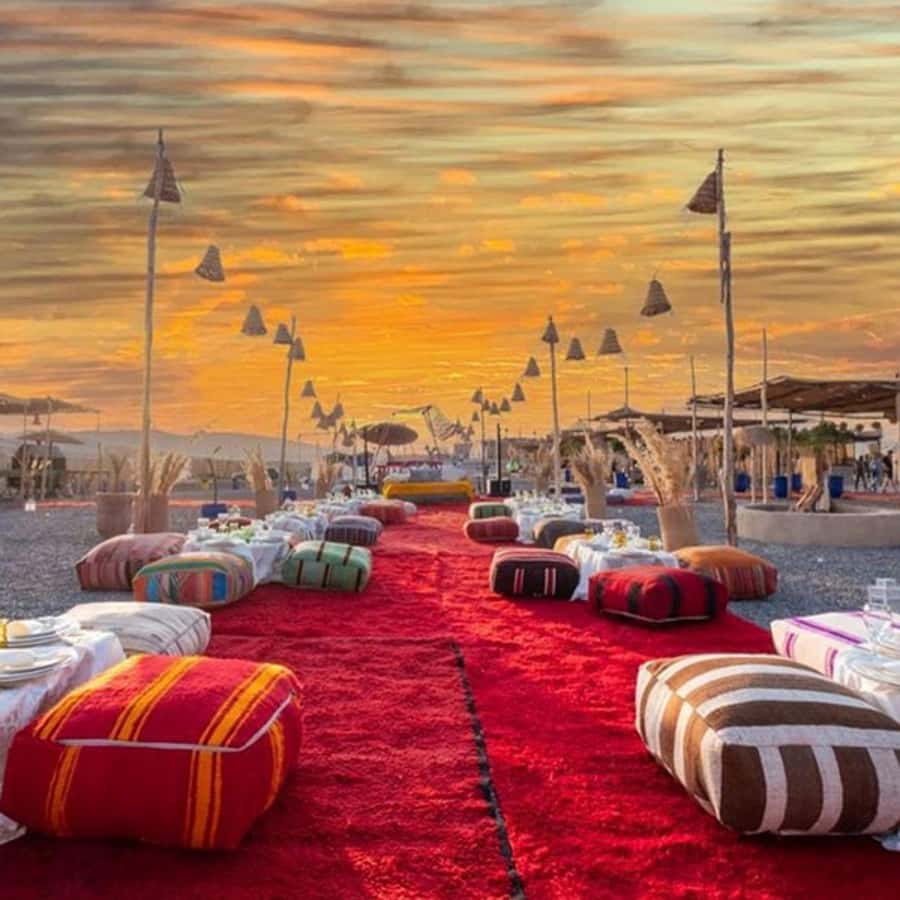Marrakech: Desert Tour with Dinner, Show and Camel Ride - Live Music and the Fire Show: How the Camp Entertainment Plays Out
