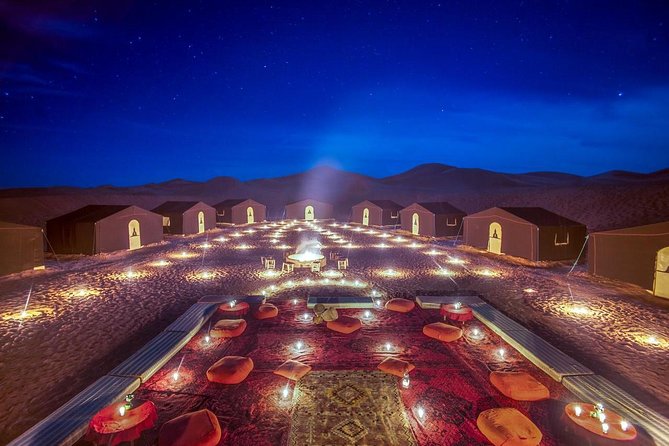 Marrakech Desert Trip Chigaga Dunes Riding Camel Sandboarding - Key moments worth planning for