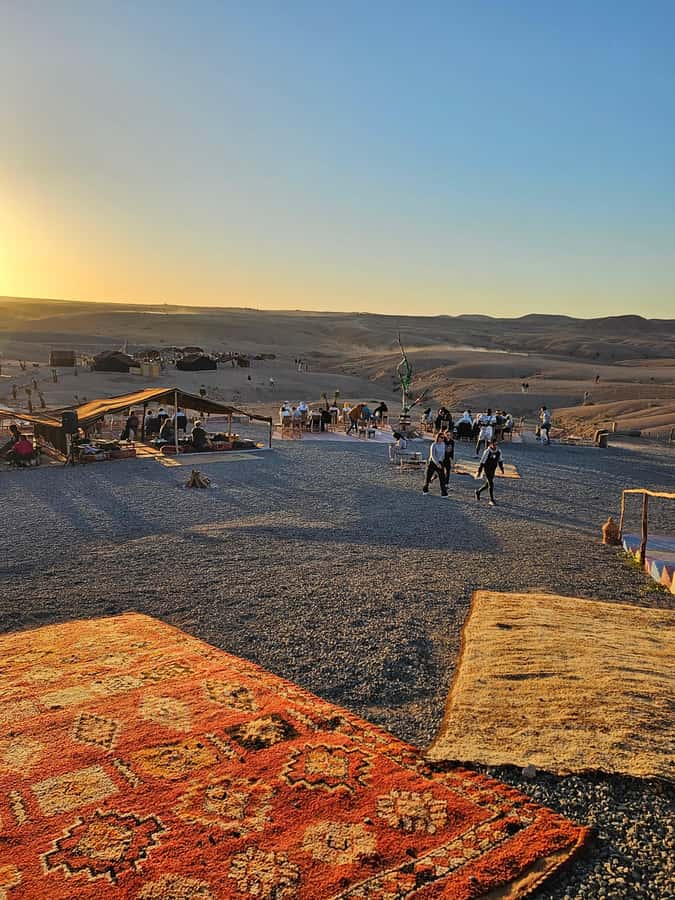 Marrakech: Dinner and Quad bike Desert Agafay Stars & show - 3-Course Moroccan Dinner, What You Will Actually Eat