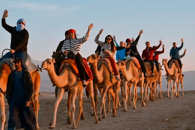 Marrakech: dinner in Agafay desert with a fire show & camel ride - The women-run argan oil cooperative stop, plus tea and timing