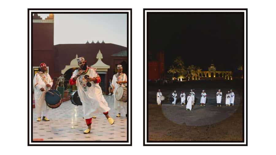 Marrakech: Dinner show and Fantasia in Chez Ali - Ali Baba Cave entrance, what it is and how to treat it