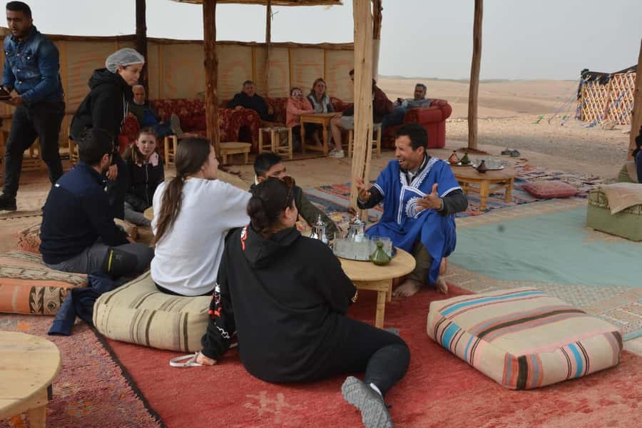Marrakech:excursion quad in Oasis palm & jbilat desert,tea - Palmeraie arrival: the first sights, the first break, and the guide briefing rhythm