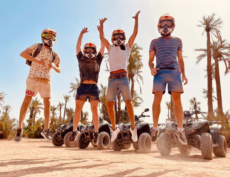 Marrakech, explore the palm grove desert by quad bike - What to wear and bring for a smoother ride