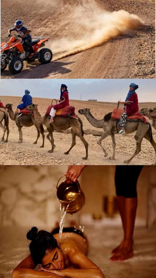 Marrakech: Full-Day Camel Ride, Quad Bike, & Spa Tour - Key highlights to know before you go