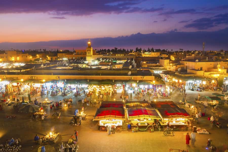 Marrakech Full-Day Guided Tour with Lunch - Souks with structure: quarters for crafts, Rue du Souk Smarine, and Rahba Kedima